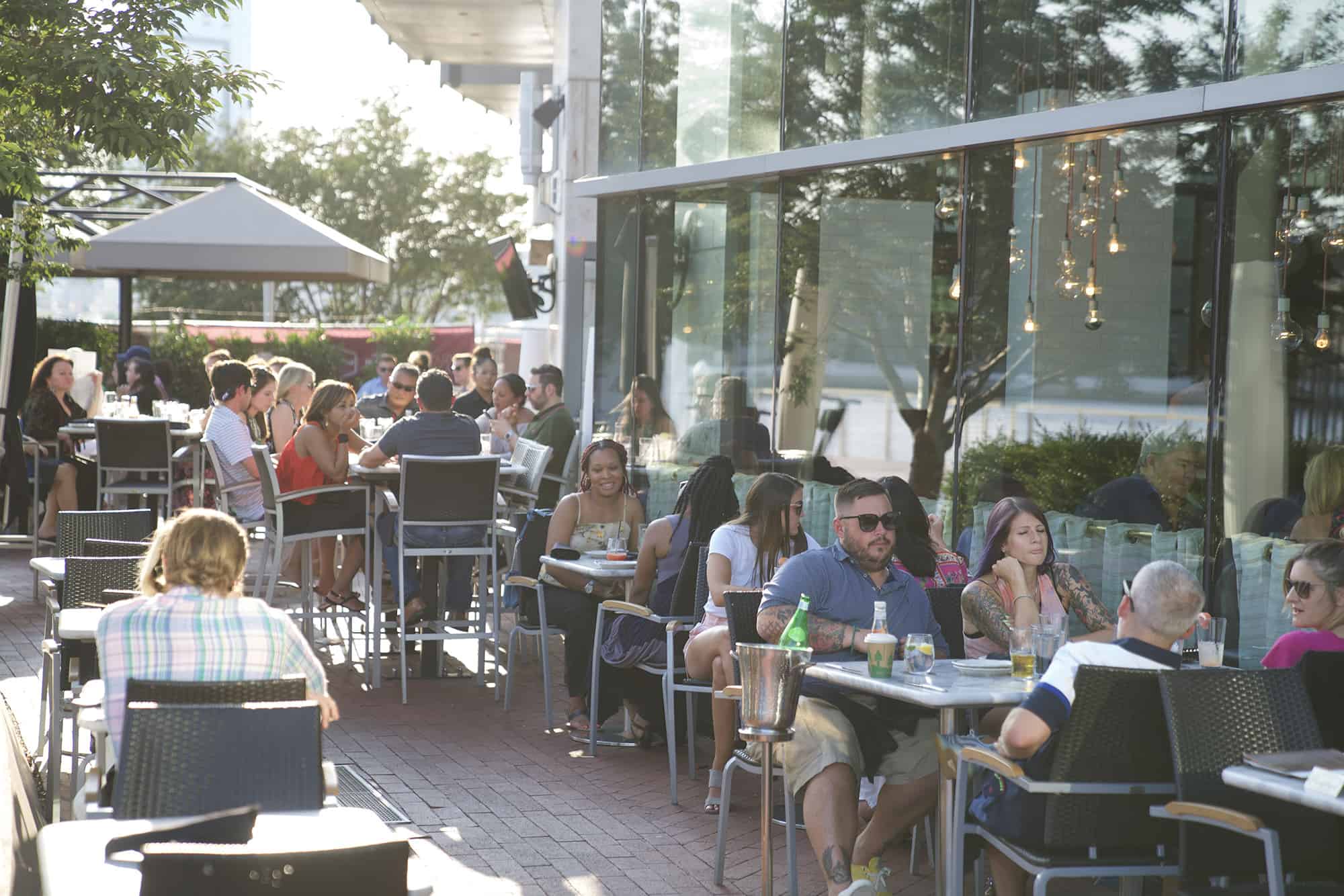 Patio at Loch Bar in Baltimore